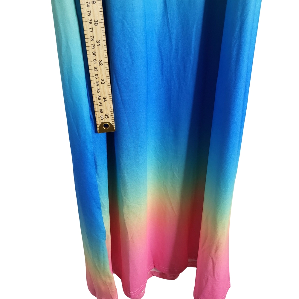 Rainbow Ombre Maxi Dress - Picture 8 of 9